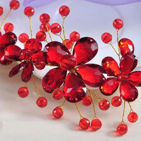Brude Rhinestone Pearl Hårkamme Bryllups Smykker