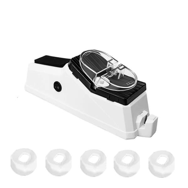 Elektrisk knivslip, USB-driven elektrisk slipmaskin, manuell brynsten (inklusive 5 slipskivor)