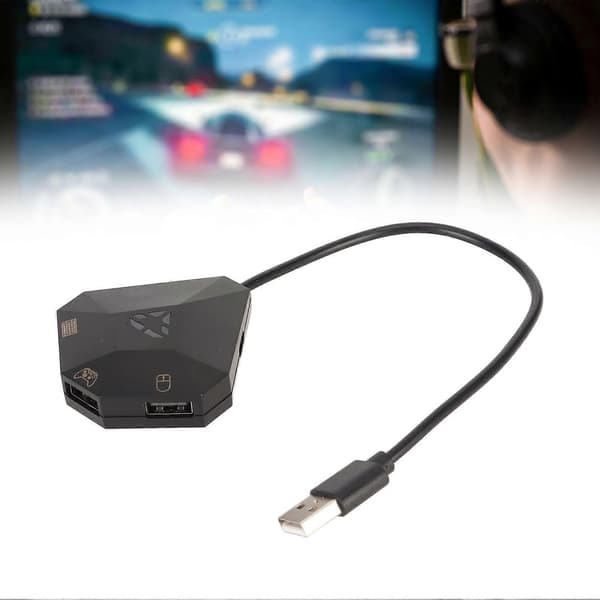 Keyboard og Mus Adapter til Switch, PS4, PS3, Xbox One og Xbox 360 - Plug and Play