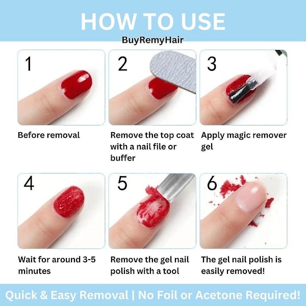 15ml Magic Nail Gel -kynsilakanpoistaja, räjäyttää kynsilakan pois, manikyyriväline, semi-permanentti lakka, kynsilakanpoistaja, geeli, Magic Burst
