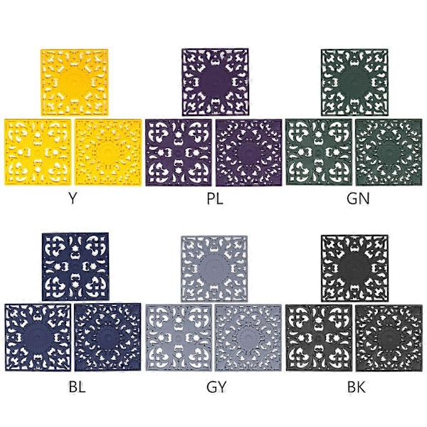 Anti-skåldingsputer Multifunksjonelle for varmeplater Varmebestandig silikonmateriale purple