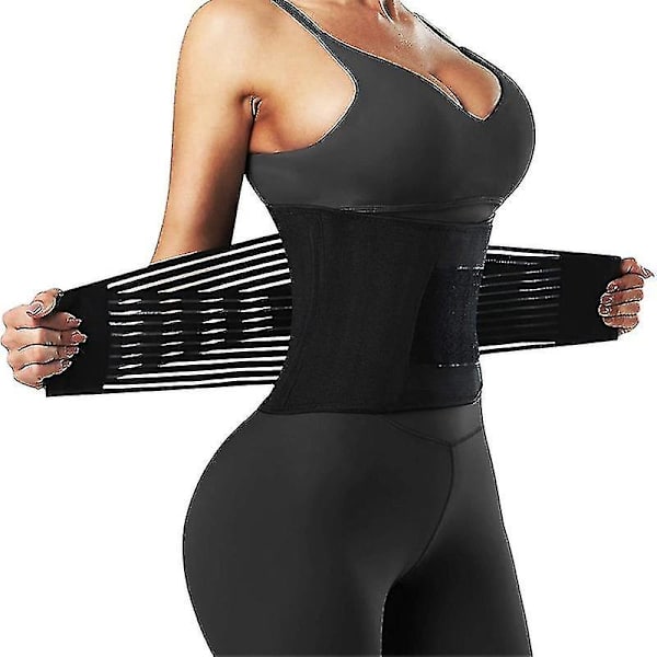 Taljetræner Bælte Elastisk Slankning Body Shaper Fitness Bælte Sport Girdle Workout Shapewear Til Kvinder Ny -GSL