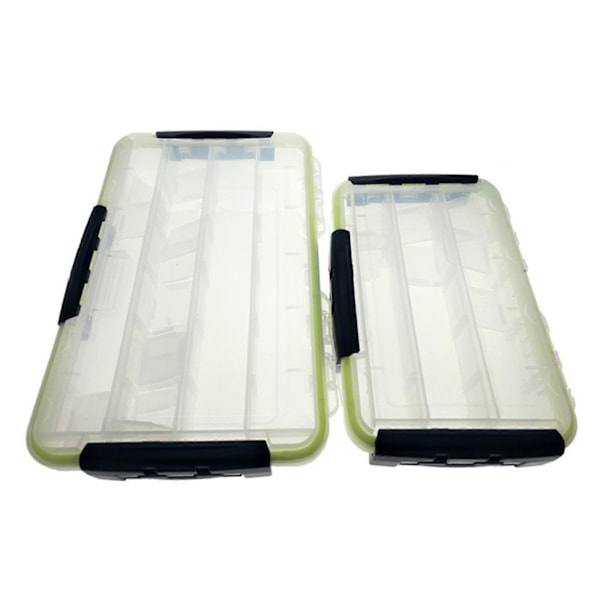 Vanntett Fiskeutstyrboks Multifunksjonell Fiskekrok Agnsboks black buckle