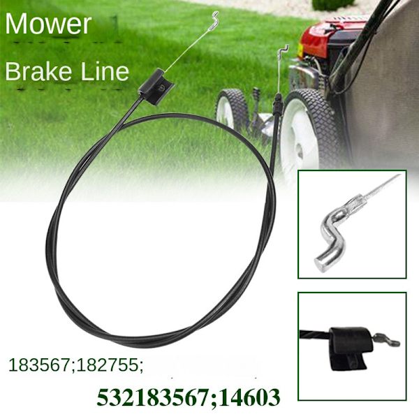 1 155 cm bremsekabel for plenklipper fra MTD Craftsman 183567 532183567