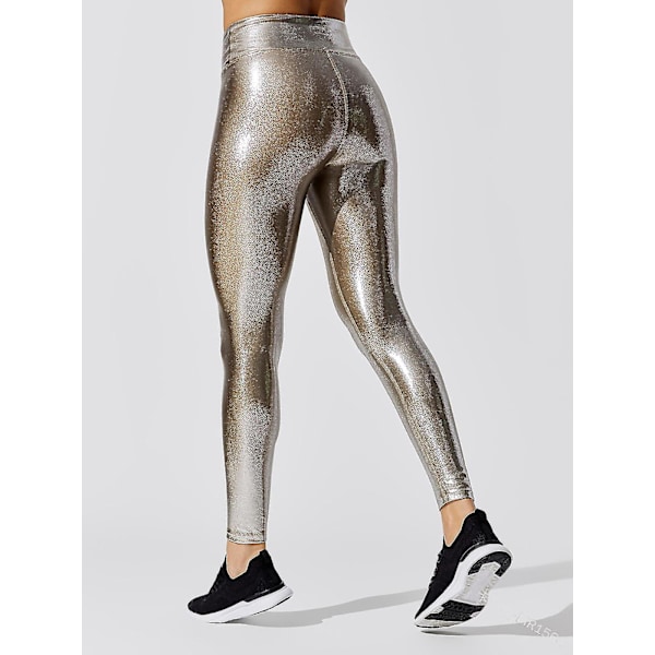 Hot Gold Yoga Bukser Højtaljede Slim Pencil Bukser Sports Fitness Leggings Ni Minutters Åndbare Casual Bukser Ff B2 Ko  B2 TI l