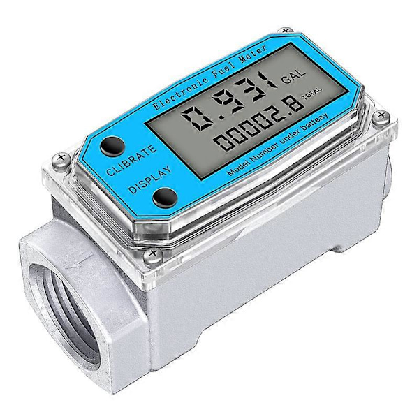 Digital turbinvattenflödesmätare med digital LCD-display