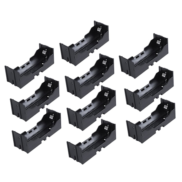 Plastikboks til 26650 Batterier, 10 stk., Sort
