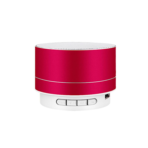 Mini LED Trådløs Bluetooth Højttaler Bærbar Høj Bas Til Samsung iPhone iPad red