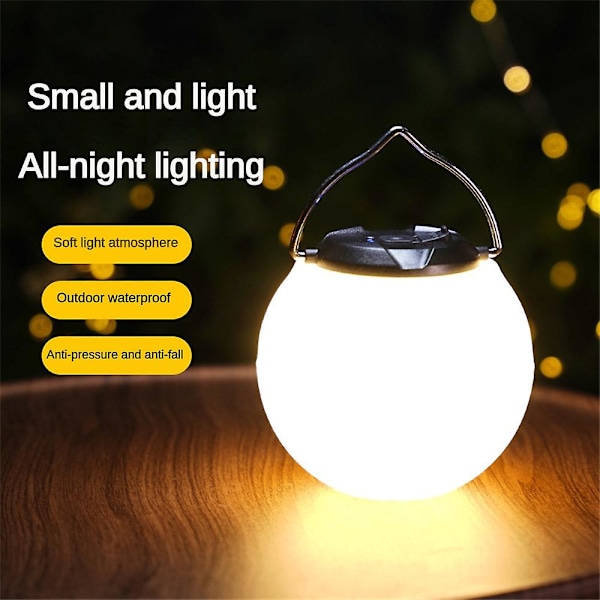 LED Campinglys USB Ladbar Teltet Lanterne Nattlampe Utendørs Fiskefest round 2000 mah