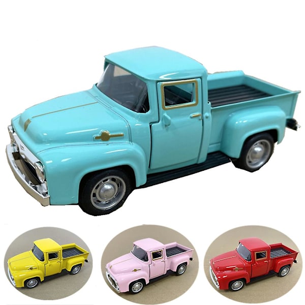 Seostettu Pickup-kuorma-auton malli Kaksi-ovinen maastoauto Näyttömallikokoelma Auto light blue