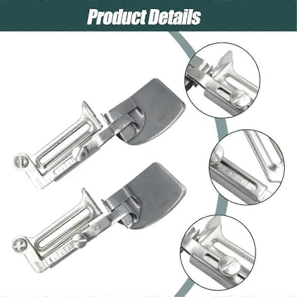 Justerbar Syning Rullet Hemsøm Fod, 2 stk 12-20mm Justerbar Universal Syning Rullet Hemsøm Fod Se
