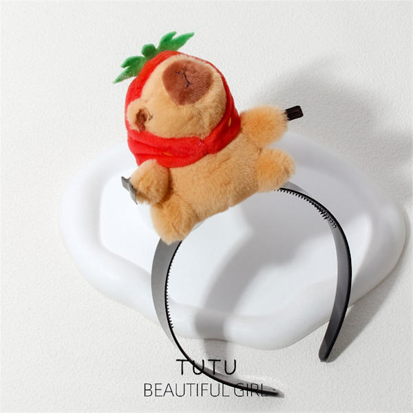 Björnhårband Plush Leksak Huvudband Hårclips Hög Huvud Topp Hårclips Flye2527 d