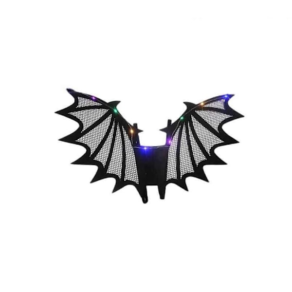 Halloween-gaver Halloween-kostymer for jenter og kvinner - Glitrende flaggermus-vinger med elastiske skulderstropper