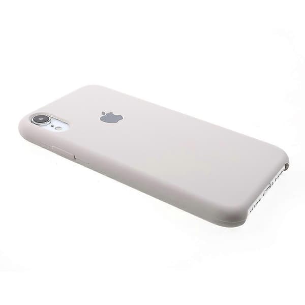 1:1 Skala Silky Solid Silikon Telefonhus til iPhone XR 6,1 tommer style b