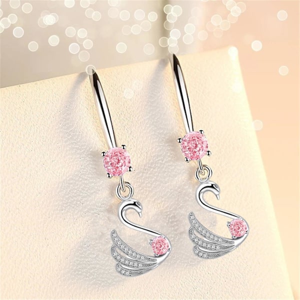 Øreringe Dame Øreringe Temperament Krystal Diamant Øreringe