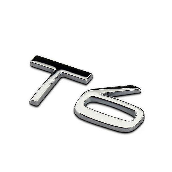 3D Metal Hopea Logo Awd T5 T6 Tunnus Auton Takaluukun Tarra Volvolle Awd T5 T6 Tarra Tarvikkeet awd