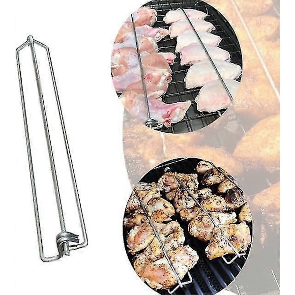 4 stk kyllingvinge grillstativ, 2024 nytt kyllingvinge grillstativ, kyllingvinge grillstativ, kyllingvinge grillgaffel