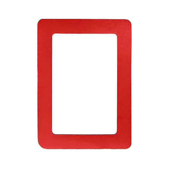 Värikkäät magneettiset kuvat 11,8 * 16 cm valokuvamagneetti valokuvakehykset jääkaappiin red