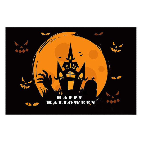 Halloween-pöytäkoriste - Lämmöneristysmatto keittiöön ja ruokailutilaan - Liukumaton ja vedenpitävä matto b