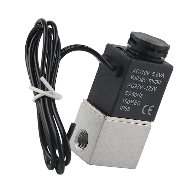 2V025-06 2 Position 2 Vejs Magnetventil Normalt Åben Stabil Holdbar Elektromagnetisk Ventil AC110V