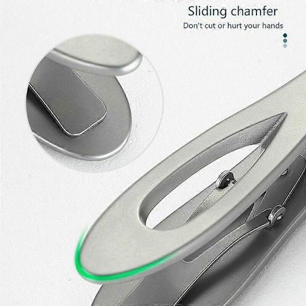 Vianys Proclip, Dotmalls Clipmaster Pro, Splashless Negleklipper i Rustfritt Stål silver l