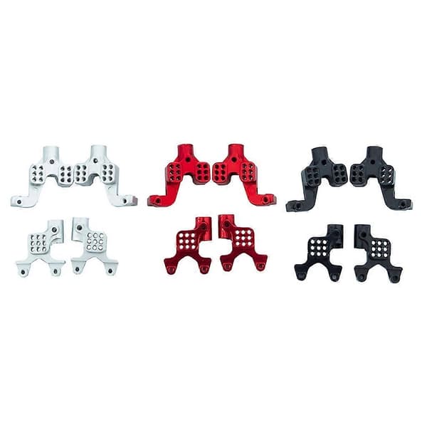 DIY Legetøjsmodel Ophængningssæt RC Crawler Transmissionsplade Legetøjsinternt Udstyr black