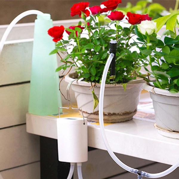 Automatisk Bevattning 12/16 Pumpar Styrenhet Intelligent Blommor Växter Sprinkler Droppbevattning Enhet Pump Timer System Trädgårdsverktyg 12 pumps