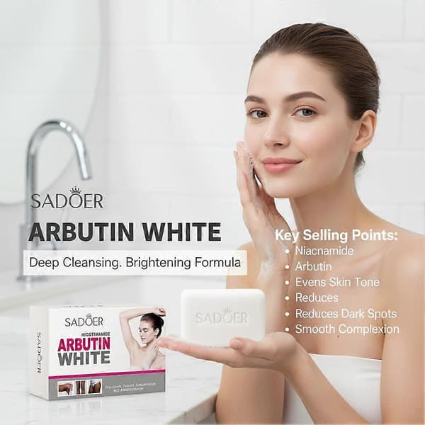 Sadoer Brightening Soap - Nikotinamid & Svovel - 100g