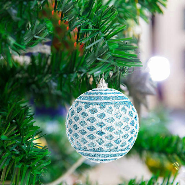 Julgran i Skum, 8 cm, Juldekoration, Pärlor, Hängande, Färgad bu
