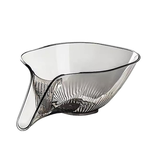 1/2 stk. Multifunktionel Aftapningskurv Køkkenvask Aftapningskurv Aftapningskurv Vask Kurv Hjem Organizer Aftapning Frugt Sigte 2*gray