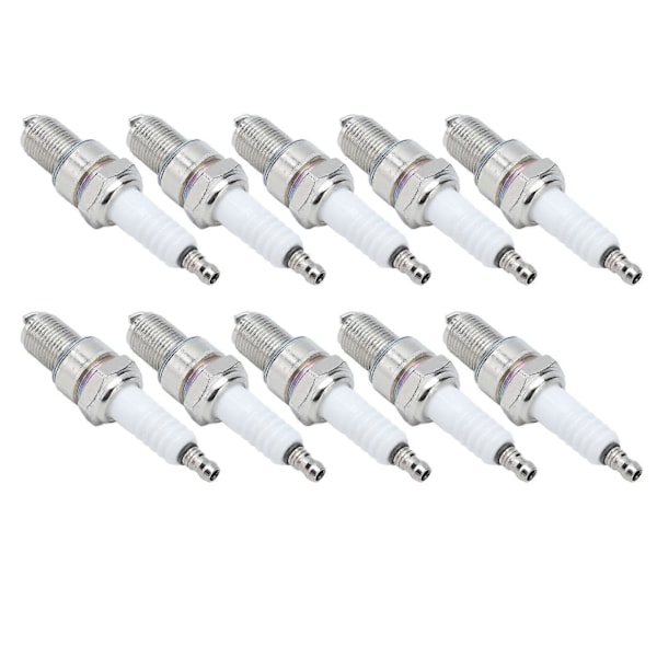 10 st Tändstift Aluminiumlegering Bensinmotor Tändningstillbehör för GX120 GX160 GX200