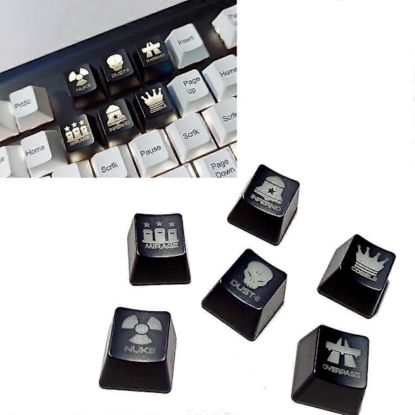 Tilpassede tasthetter, egnet for mekaniske tastaturer, OEM-profil ABS-tasthetter