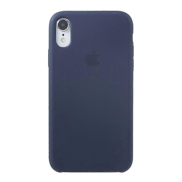 1:1 Skalbart Solid Silikon Skal för iPhone XR 6.1 tum style f