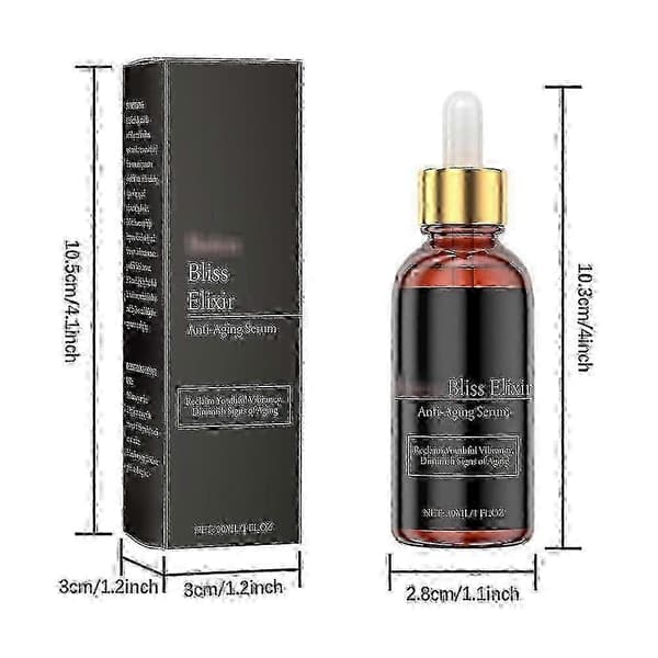 Botoxin Bliss Elixir Anti-Aging Serum, 30ml Anti-Aging Oppstrammende Serum, Reduserer Fine Linjer og Rynker Ny Ankomst S04 2Pcs