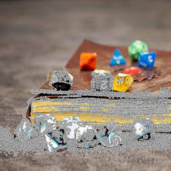 7-delt terningesæt polyhedral terningesæt rollespil terninger sæt til Dnd Pathfinder rollespil Rpg maj 5.30