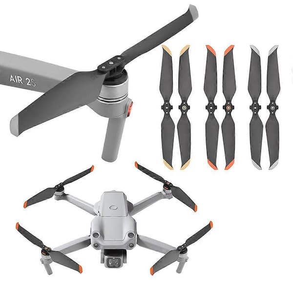 7238F Hurtigutløsende Propellerblader for Mavic Air 2S Tilbehør silver 1 pair