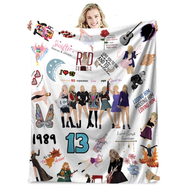 Berømt sanger flanell teppe Taylor Swift gave teppe klimaanlegg teppe lur teppe teppe teppe kjendis teppe 150*200cm