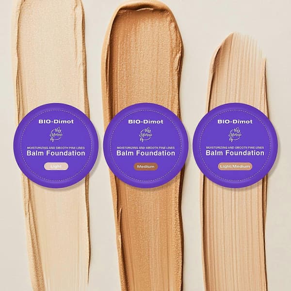 Foundationkrem, langvarig vanntett, oljekontroll, concealer og isolasjonsfoundationkrem (med pudderpuff) C
