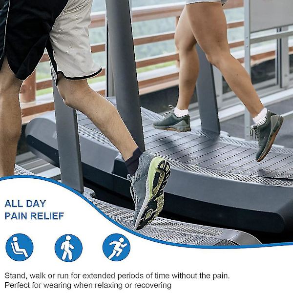 2 stk Sports Kompressionsstrømper Udendørs Sports Kompressionsstrømper Springtov Anklet