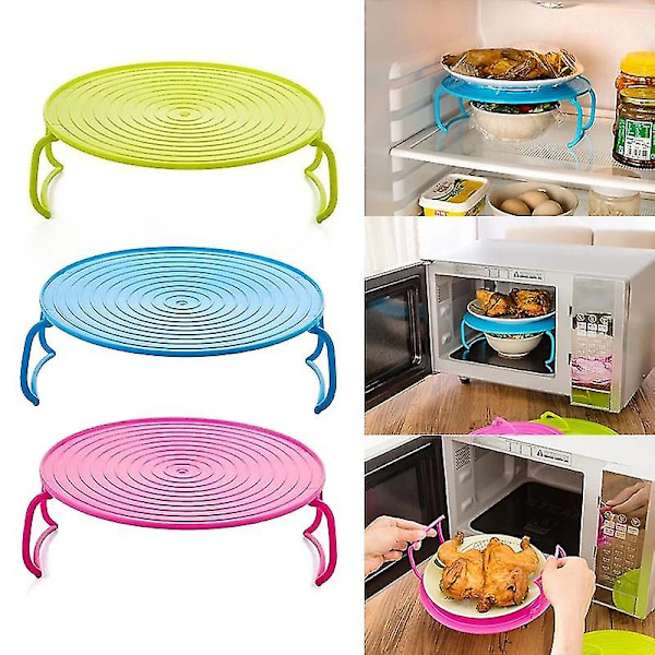 Microwave Rack,multipurpose Microwave Folding Tray,foldable Microwave Steaming Rack,baking Oven Tray,microwave Oven Accessories June 6.15