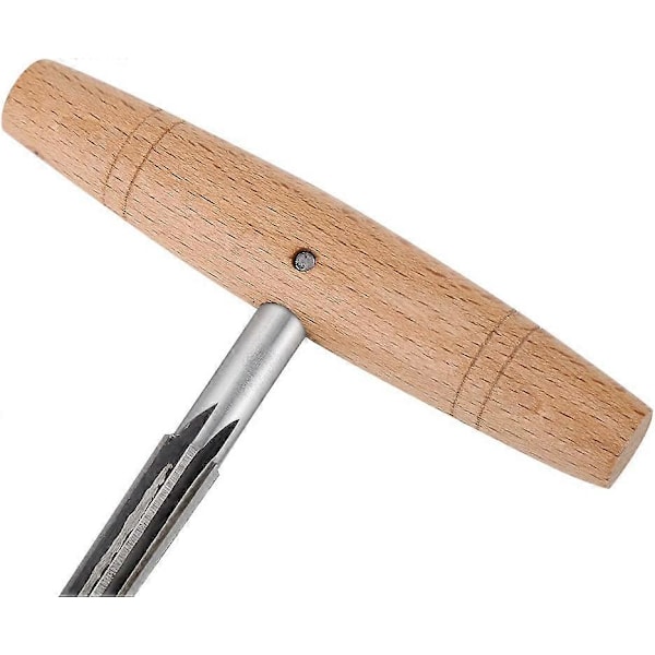 1 stk Fiolin Stemmehull Reamer med Trehåndtak for 3/4 4/4 Fiolin (D-583-A)