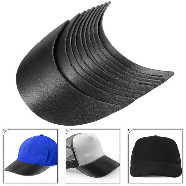 10 stk. Hat Brims Baseball Hat Peaked Hat Visor Brims Solhat Shield Supplies Cap Shaper Inserts