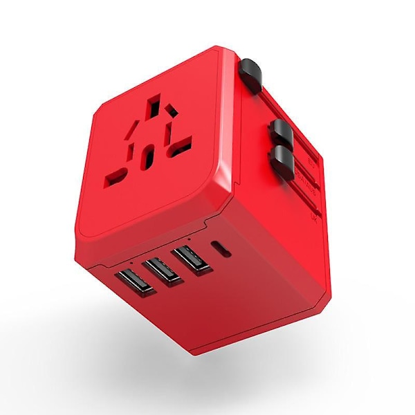 Internationell Pluggadapter för Resor - Världsadapter för AC-ström red
