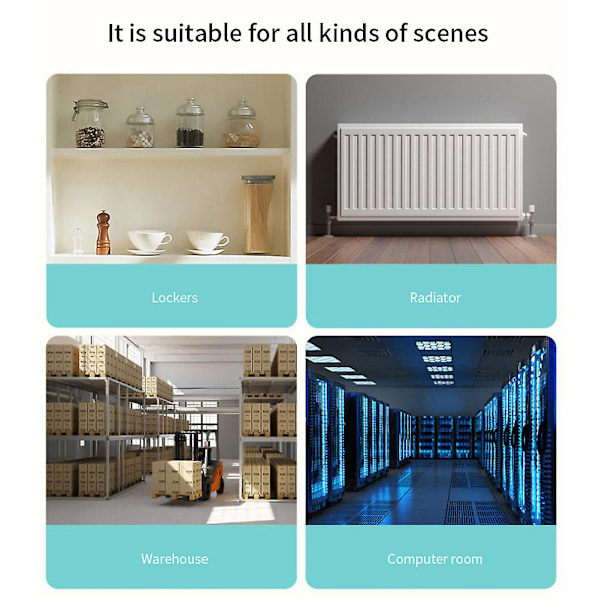 2 st Zigbee Vattensänkningssensor Smart Life Läcksensor Vattenkoppling Alarm App Fjärrövervakning Vattenläcksdetektor Tuya