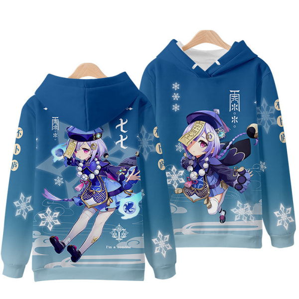 2023 ny Genshin animation perifer ungdom par sweatshirt Genshin Impact pullover hoodie
