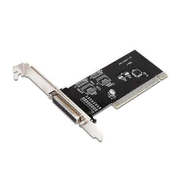 PCI til DB25 Parallell Port Utvidelseskort PCI Parallell Port Konverter Adapter Kontroller for Stasjonær PC Skriver