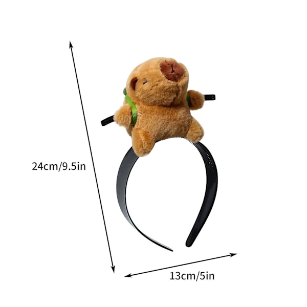 Björnhårband Plush Leksak Huvudband Hårclips Hög Huvud Topp Hårclips Flye2527 c