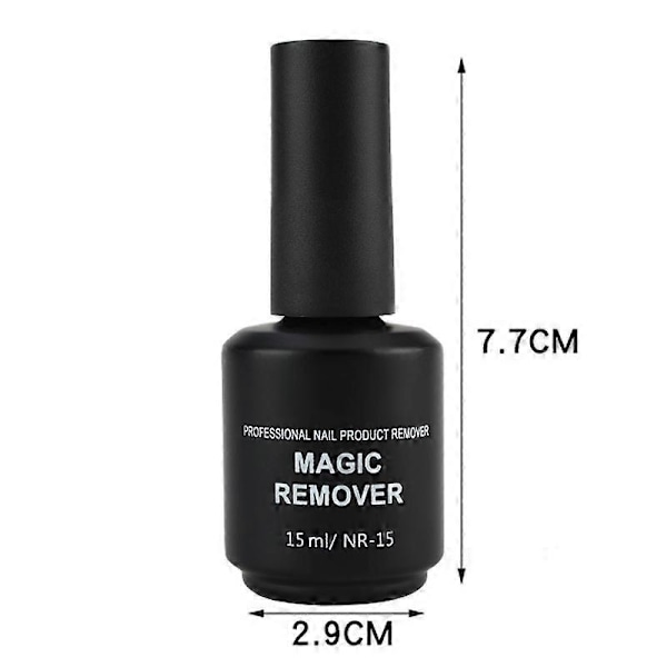 15ML Magic Neglelakfjerner Burst Gel Hurtig Fjernelse Soak Off Negle Rengøringsmiddel