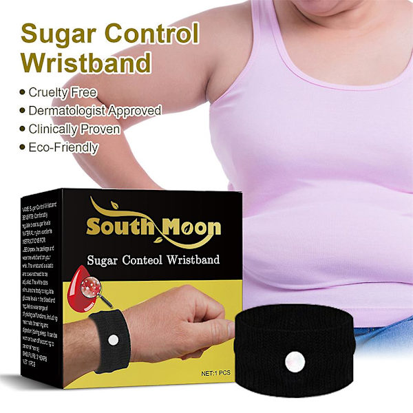 Nylon Armbånd for Blodsukkerkontroll - Lett Akupressur for å Regulere Blodsukker - Sikker for Kroppen