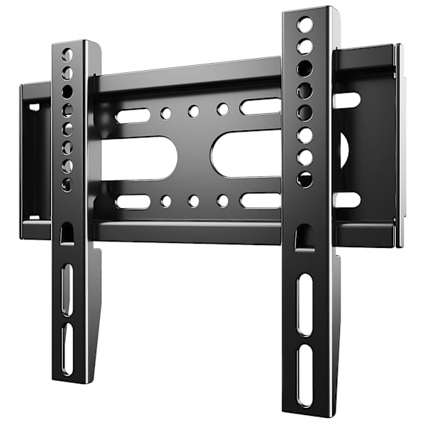 Kiinteä TV-seinäteline 14-42 tuuman litteille näytöille ja monitoreille, matalaprofiilinen TV-monitorin seinäteline Max VESA 200x200mm -GSLA ZD L